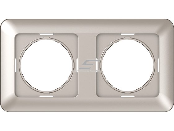 Rėmelis | 2 vietų | plastikinis | šampano spalvos | Vilma | SL250 | R02 | 4779101516371