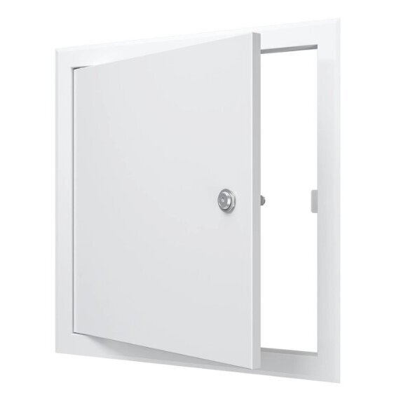 Luugiga hooldusluuk lukuga | 460x460x30mm | valge | teras | RDL4040SU