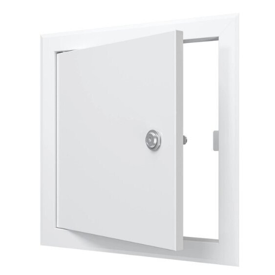Inspection door-hatch with lock | 360x360x30mm | white | steel | RDL3030SU