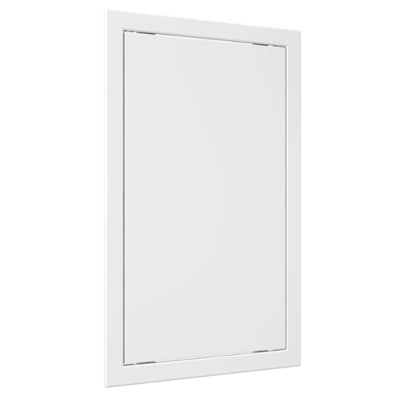 Inspection hatch door | push-to-open | with flange | 418x268x24mm | white | plastic | RDL2540A 1 Inspection hatch door | push-to-open | with flange | 418x268x24mm | white | plastic | RDL2540A 1