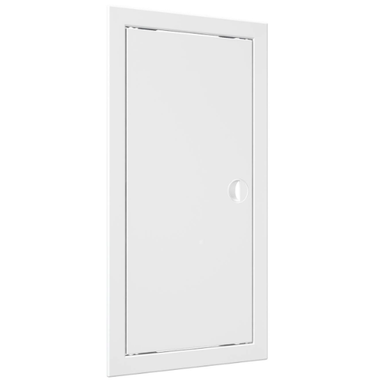 Inspection hatch door | 418x218x24mm | with handle and flange | white | plastic | RDL2040R 1 Inspection hatch door | 418x218x24mm | with handle and flange | white | plastic | RDL2040R 1