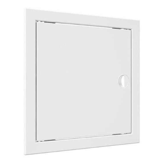 Inspection hatch door | 168x168x24mm | with handle and flange | white | plastic | RDL1515R 1 Inspection hatch door | 168x168x24mm | with handle and flange | white | plastic | RDL1515R 1