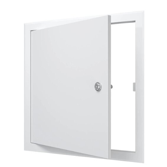 Revizijas durvis-lūka ar slēdzeni | 510x510x30mm | balta | tērauds | RDL4545SU Revizijas durvis-lūka ar slēdzeni | 510x510x30mm | balta | tērauds | RDL4545SU