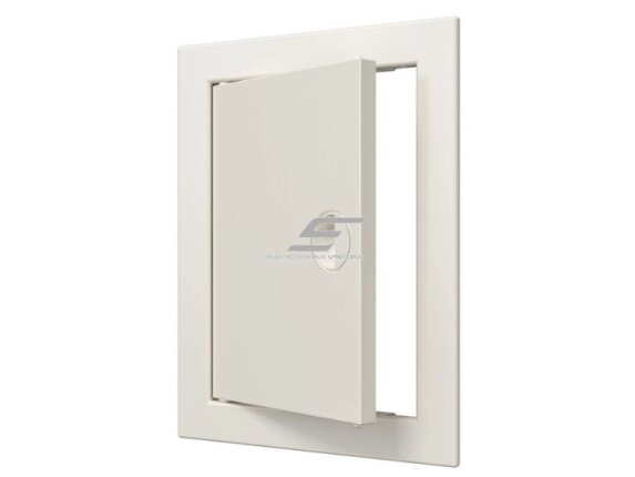 Revizinės durelės-liukas | su rankenėle ir flanšu | 218x168x24mm | smėlio spalvos | plastikas | RDL1520S Revizinės durelės-liukas | su rankenėle ir flanšu | 218x168x24mm | smėlio spalvos | plastikas | RDL1520S