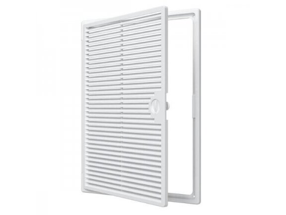 Revizinės durelės-liukas su grotelėmis | 300x400mm | virštinkinės | baltos | plastikinės | RDL3040 1 Revizinės durelės-liukas su grotelėmis | 300x400mm | virštinkinės | baltos | plastikinės | RDL3040 1
