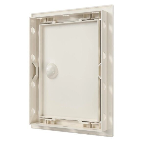 Inspection hatch door | 218x168x24mm | with handle and flange | ivory | plastic | RDL1520S 2 Inspection hatch door | 218x168x24mm | with handle and flange | ivory | plastic | RDL1520S 2
