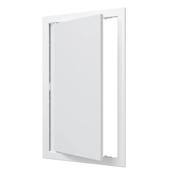 Inspection hatch door | push-to-open | with flange | 418x268x24mm | white | plastic | RDL2540A Inspection hatch door | push-to-open | with flange | 418x268x24mm | white | plastic | RDL2540A
