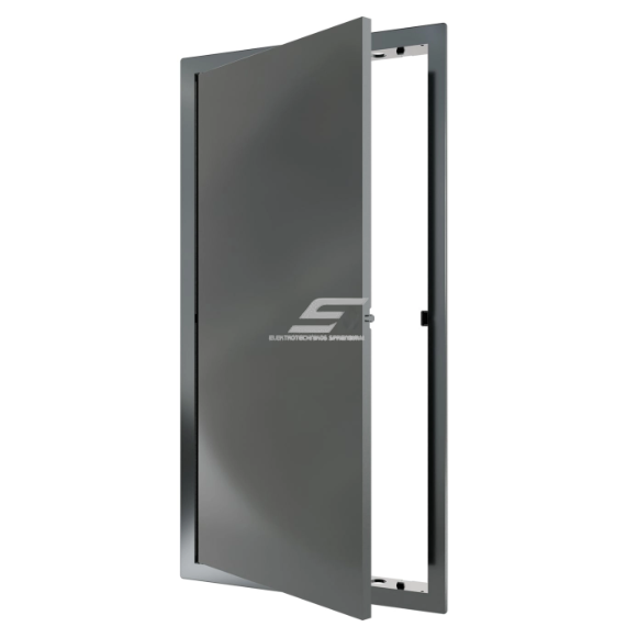 Inspection door–hatch | push-open | 424×224×24 mm | gray | plastic Inspection door–hatch | push-open | 424×224×24 mm | gray | plastic