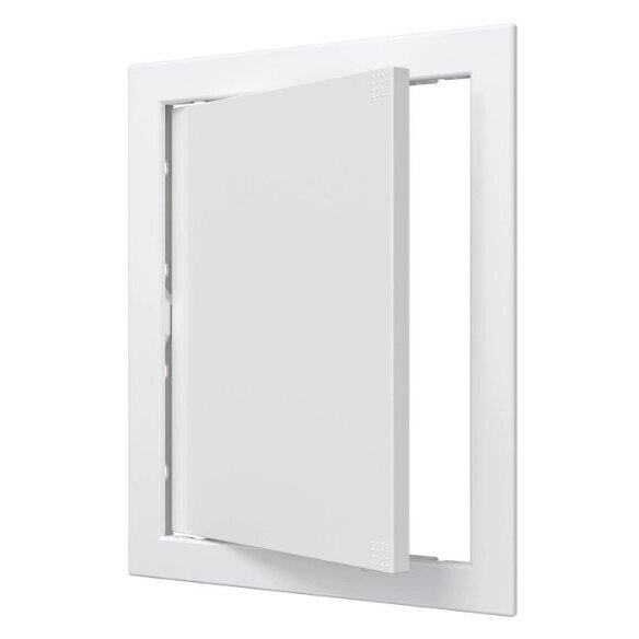 Revisiooni luuk-uks | vajutusega avatav | äärikuga | 268x218x24mm | valge | plastist | RDL2025A