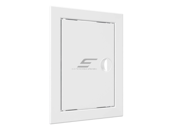 Revizinės durelės-liukas | su rankenėle ir flanšu | 218x168x24mm | baltos | plastikas | RDL1520R 2 Revizinės durelės-liukas | su rankenėle ir flanšu | 218x168x24mm | baltos | plastikas | RDL1520R 2