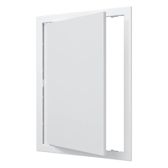 Inspection hatch door | push-to-open | with flange | 418x318x24mm | white | plastic | RDL3040A