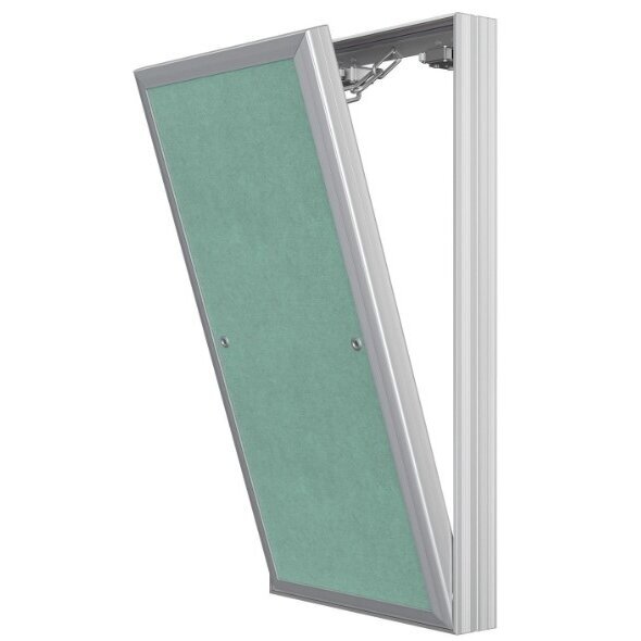 Access panel - door with push-to-open mechanism | 200x400x35mm | aluminium profile | with chain | M2040 1 Access panel - door with push-to-open mechanism | 200x400x35mm | aluminium profile | with chain | M2040 1
