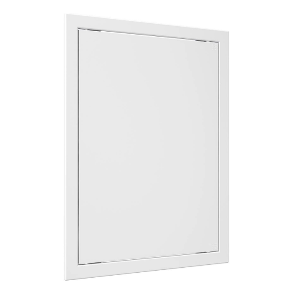 Inspection hatch door | push-to-open | with flange | 418x318x24mm | white | plastic | RDL3040A 1