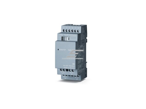 LOGO | loginis valdiklis | DM8 230R išplėtimo modulis | PS/I/O: 230V/24VDC/ relė | 2MW | 4 DI/4 DO | skirta LOGO! 8 | SIEMENS | 6ED1055-1FB00-0BA2