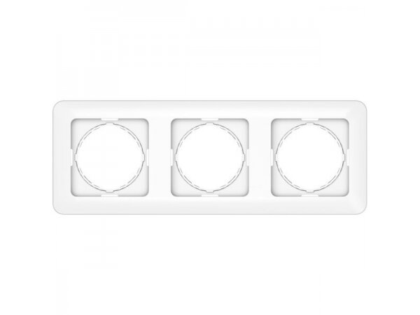 Rėmelis | 3 vietų | plastikinis | baltas | Vilma | SL250 | R03 | 4779101510089 Rėmelis | 3 vietų | plastikinis | baltas | Vilma | SL250 | R03 | 4779101510089