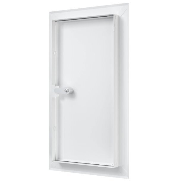 Drzwiczki rewizyjne-właz z zamkiem | 460x260x30mm | biały | stal | RDL2040SU 1 Drzwiczki rewizyjne-właz z zamkiem | 460x260x30mm | biały | stal | RDL2040SU 1