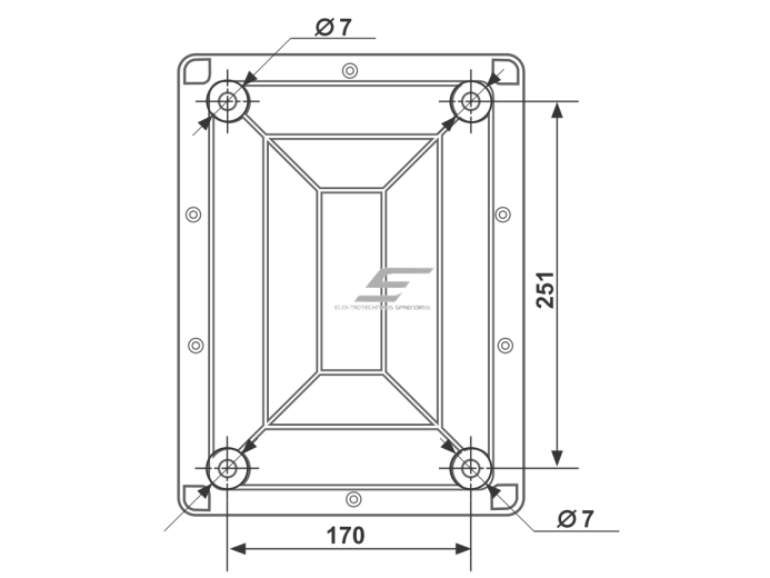 Reversinis variklio paleidimo kontaktorius su šilumine rėle ir dėžute bei valdymo mygtukais | 0,55kW | 1,3-1,8A | IP56 | Promfactor Baltic | SKM0055R | 4779040159011 1 Reversinis variklio paleidimo kontaktorius su šilumine rėle ir dėžute bei valdymo mygtukais | 0,55kW | 1,3-1,8A | IP56 | Promfactor Baltic | SKM0055R | 4779040159011 1