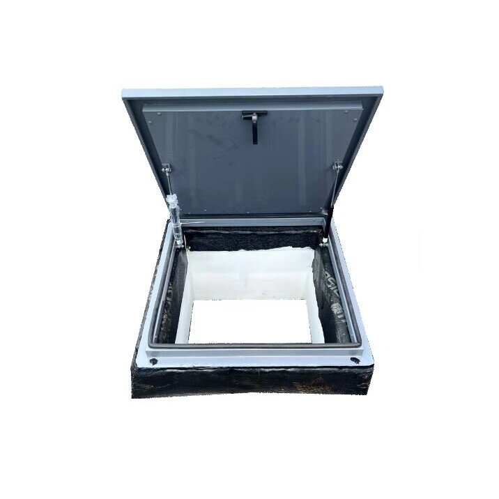 Roof Access Hatch | with Gas Struts | 1000x1000mm | Aluminium Roof Access Hatch | with Gas Struts | 1000x1000mm | Aluminium