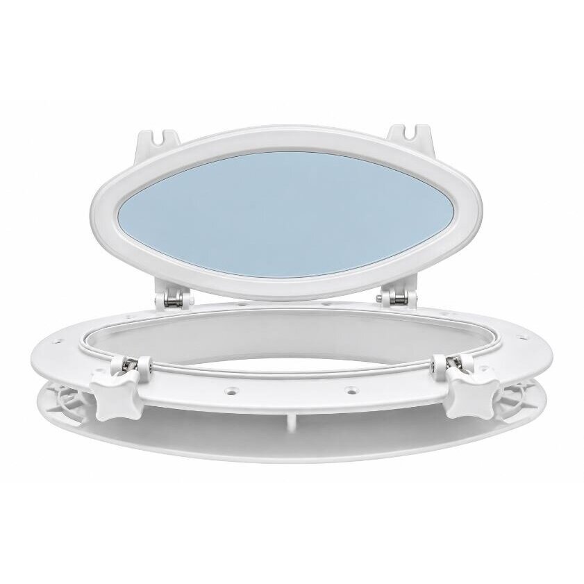 Access hatch with window | 130x323mm | plastic | white Access hatch with window | 130x323mm | plastic | white