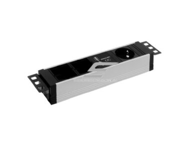 Modulinis kištukinių lizdų | jungčių blokas | montuojamas į skydą | 1xSchuko | 2xUSB-A | 2xPasirenkamos jungtys | 0,2m kabelis | GST18 | juodas/sidabrinis | Bachmann BA.936.003 Modulinis kištukinių lizdų | jungčių blokas | montuojamas į skydą | 1xSchuko | 2xUSB-A | 2xPasirenkamos jungtys | 0,2m kabelis | GST18 | juodas/sidabrinis | Bachmann BA.936.003