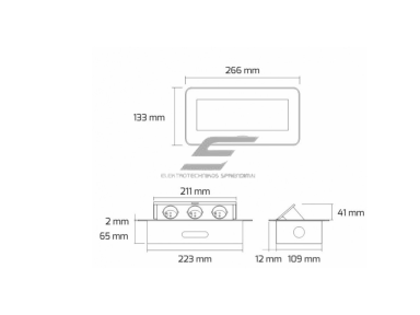Kištukinių lizdų blokas | montuojamas į baldus | užsidarantis | 2xSchuko | 2xUSB | 266x133x67mm | 3m kabelis | juodas | KOMB-CZ-2DE-USB-M1W | 5900652145973 Kištukinių lizdų blokas | montuojamas į baldus | užsidarantis | 2xSchuko | 2xUSB | 266x133x67mm | 3m kabelis | juodas | KOMB-CZ-2DE-USB-M1W | 5900652145973