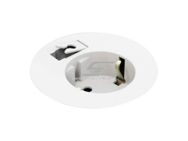 Kištukinis lizdas | montuojamas į baldus | apvalus | 1xSchuko | 1xAnga laidui | Ø60mm | 1,55m kabelis | baltas | Bachmann MIDI KO.935-PM60-BA Kištukinis lizdas | montuojamas į baldus | apvalus | 1xSchuko | 1xAnga laidui | Ø60mm | 1,55m kabelis | baltas | Bachmann MIDI KO.935-PM60-BA