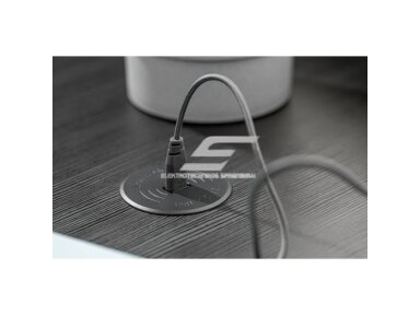Belaidė įkrovimo stotelė | montuojama į baldus | 1xUSB-A | Ø60mm | 2m kabelis | juoda | GTV | AE-ZUSB-20 | 5901867181954 Belaidė įkrovimo stotelė | montuojama į baldus | 1xUSB-A | Ø60mm | 2m kabelis | juoda | GTV | AE-ZUSB-20 | 5901867181954