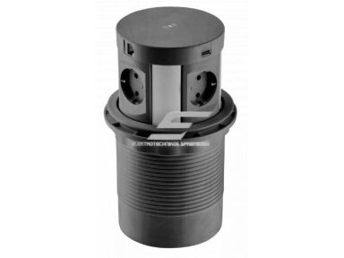 Išsikeliantis kištukinių lizdų blokas | kolona | montuojamas į baldus | apvalus | 4xSchuko | 2xUSB-A | 2xRJ45 | belaidė įkrovimo stotelė | Ø120mm | 1,5m kabelis | juodas | GTV | AE-BPW4S120P-20 | 5902801354878 Išsikeliantis kištukinių lizdų blokas | kolona | montuojamas į baldus | apvalus | 4xSchuko | 2xUSB-A | 2xRJ45 | belaidė įkrovimo stotelė | Ø120mm | 1,5m kabelis | juodas | GTV | AE-BPW4S120P-20 | 5902801354878