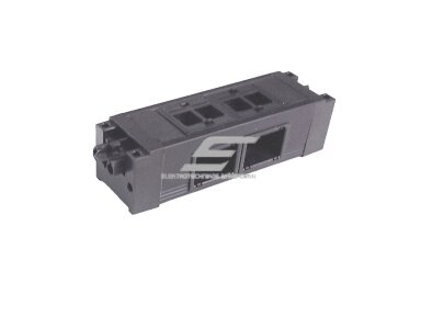 Modulinis jungčių blokas | dėžutė | montuojamas į baldus | 4xKeystone (90° LAN/HDMI) | GST | juodas | Bachmann SA.PO.0.2 Modulinis jungčių blokas | dėžutė | montuojamas į baldus | 4xKeystone (90° LAN/HDMI) | GST | juodas | Bachmann SA.PO.0.2