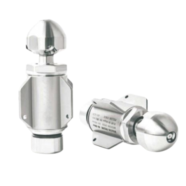 Rotary | rotating | moving high-pressure nozzle | for pipeline cleaning | Ø200-900mm | 100-350Bar | 150-350l/min | Ø122x231mm | 50-400rpm