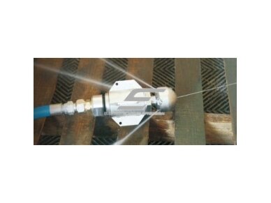Rotacinis | besisukantis | judantis aukšto slėgio purkštukas | vamzdynų valymui | Ø200-900mm | 100-350Bar | 150-350l/min | Ø122x231mm | 50-400rpm 2 Rotacinis | besisukantis | judantis aukšto slėgio purkštukas | vamzdynų valymui | Ø200-900mm | 100-350Bar | 150-350l/min | Ø122x231mm | 50-400rpm 2