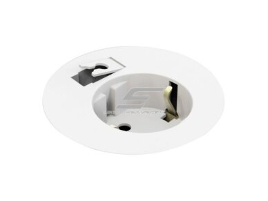 Kištukinis lizdas | montuojamas į baldus | apvalus | 1xSchuko | 1xAnga laidui | Ø60mm | 1,55m kabelis | baltas | Bachmann MIDI KO.935-PM60-BA Kištukinis lizdas | montuojamas į baldus | apvalus | 1xSchuko | 1xAnga laidui | Ø60mm | 1,55m kabelis | baltas | Bachmann MIDI KO.935-PM60-BA