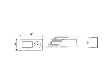Kištukinių lizdų blokas | montuojamas į baldus | užsidarantis | 1xSchuko | 2xUSB-A+C | belaidė įkrovimo stotelė | 240x119x72mm | 1,5m kabelis | sidabrinis | AE-PB1SAVAP-53 | 5902801326172 4