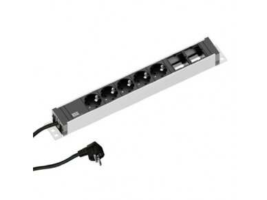 Kištukinių lizdų blokas | montuojamas į baldus | 5xSchuko | 2xPasirenkamos jungtys | 406x52x44mm | 3m kabelis | PDU | juodas | Bachmann BA.922.0181 Kištukinių lizdų blokas | montuojamas į baldus | 5xSchuko | 2xPasirenkamos jungtys | 406x52x44mm | 3m kabelis | PDU | juodas | Bachmann BA.922.0181