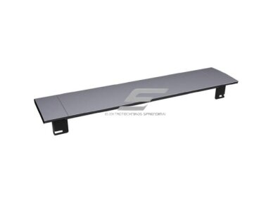 Dangtelis kištukinio lizdo bloko rėmeliui | montuojamas į baldus | 383x88x42mm | aliuminio spalvos | Bachmann | BA.915.504 Dangtelis kištukinio lizdo bloko rėmeliui | montuojamas į baldus | 383x88x42mm | aliuminio spalvos | Bachmann | BA.915.504