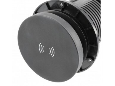 Išsikeliantis kištukinių lizdų blokas | kolona | montuojamas į baldus | apvalus | 2xSchuko | 1xUSB-A | 1xUSB-C | belaidė įkrovimo stotelė | Ø80mm | 1,5m kabelis | sidabrinis | GTV | AE-BPW2SCAM-10 | 5902801325656 3 Išsikeliantis kištukinių lizdų blokas | kolona | montuojamas į baldus | apvalus | 2xSchuko | 1xUSB-A | 1xUSB-C | belaidė įkrovimo stotelė | Ø80mm | 1,5m kabelis | sidabrinis | GTV | AE-BPW2SCAM-10 | 5902801325656 3