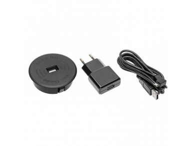 Belaidė įkrovimo stotelė | montuojama į baldus | 1xUSB-A | Ø60mm | 2m kabelis | juoda | GTV | AE-ZUSB-20 | 5901867181954 Belaidė įkrovimo stotelė | montuojama į baldus | 1xUSB-A | Ø60mm | 2m kabelis | juoda | GTV | AE-ZUSB-20 | 5901867181954