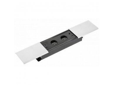 Kištukinių lizdų blokas | montuojamas į baldus | užsidarantis | 2xSchuko | 2xUSB-A+C | 1xHDMI | 1xRJ45 | 310x100x58mm | 1,5m kabelis | baltas | AE-PB2SPRES-10 | 5902801325601 Kištukinių lizdų blokas | montuojamas į baldus | užsidarantis | 2xSchuko | 2xUSB-A+C | 1xHDMI | 1xRJ45 | 310x100x58mm | 1,5m kabelis | baltas | AE-PB2SPRES-10 | 5902801325601