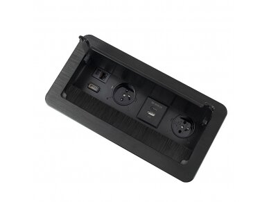 Kištukinių lizdų blokas | montuojamas į baldus | užsidarantis | 2xSchuko | 2xUSB-A+C | 1xHDMI | 1xRJ45 | 253x117x100mm | 1,5m kabelis | INBOX-CZ-FR-1,5-02 | 5908293401526 Kištukinių lizdų blokas | montuojamas į baldus | užsidarantis | 2xSchuko | 2xUSB-A+C | 1xHDMI | 1xRJ45 | 253x117x100mm | 1,5m kabelis | INBOX-CZ-FR-1,5-02 | 5908293401526