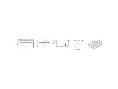 Kištukinių lizdų blokas | montuojamas į baldus | 2xSchuko | 2xUSB-A+C | 268x133x67mm | 3m kabelis | juodas | KOMB-CZ-2DE-UAC-3.0 1 Kištukinių lizdų blokas | montuojamas į baldus | 2xSchuko | 2xUSB-A+C | 268x133x67mm | 3m kabelis | juodas | KOMB-CZ-2DE-UAC-3.0 1