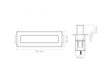 Kištukinių lizdų blokas | montuojamas į baldus | išsikeliantis | 3xSchuko | 2xUSB-A+C | 273x93x99mm | 2m kabelis | sidabrinis | HOPBOX-SD-3DE-UC-2-01 5 Kištukinių lizdų blokas | montuojamas į baldus | išsikeliantis | 3xSchuko | 2xUSB-A+C | 273x93x99mm | 2m kabelis | sidabrinis | HOPBOX-SD-3DE-UC-2-01 5