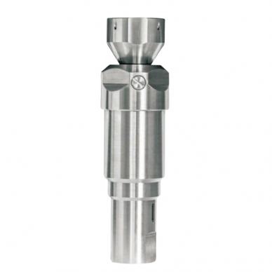 Rotējoša | griezoša | kustīga augstspiediena sprausla | 2x12° | 140-1500Bar | 17-42l/min | Ø47x166,9mm | 350-2000rpm | regulējams griešanās ātrums