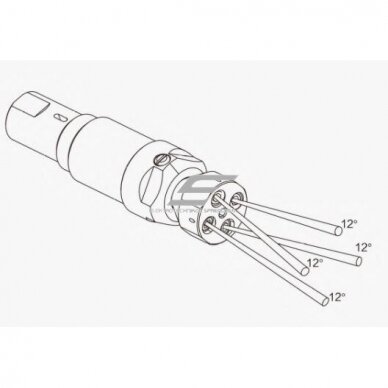 Rotējoša | griezoša | kustīga augstspiediena sprausla | 4x12° | 140-1500Bar | 17-42l/min | Ø47x166,9mm | 200-2000rpm | regulējams griešanās ātrums 1 Rotējoša | griezoša | kustīga augstspiediena sprausla | 4x12° | 140-1500Bar | 17-42l/min | Ø47x166,9mm | 200-2000rpm | regulējams griešanās ātrums 1