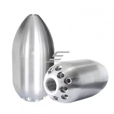 Rotary | rotating | moving high-pressure nozzle | for pipeline cleaning ...