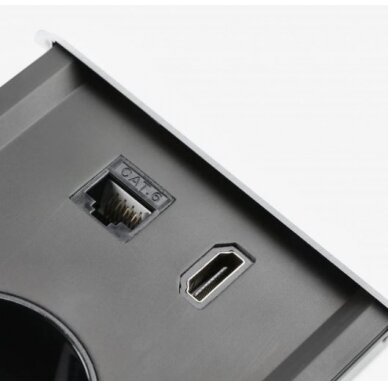Kontaktligzdu bloks | iebūvējams mēbelēs | aizverams | 2xSchuko | 2xUSB-A+C | 1xHDMI | 1xRJ45 | 310x100x58mm | 1,5m kabelis | sudraba krāsā | GTV | AE-PB2SPRES-53 | 5902801349829 1 Kontaktligzdu bloks | iebūvējams mēbelēs | aizverams | 2xSchuko | 2xUSB-A+C | 1xHDMI | 1xRJ45 | 310x100x58mm | 1,5m kabelis | sudraba krāsā | GTV | AE-PB2SPRES-53 | 5902801349829 1