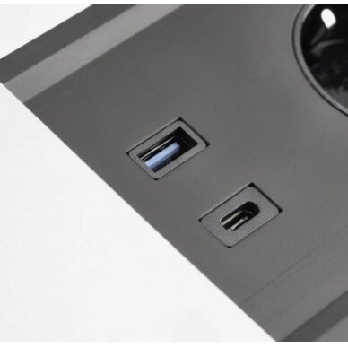 Kontaktligzdu bloks | iebūvējams mēbelēs | aizverams | 2xSchuko | 2xUSB-A+C | 1xHDMI | 1xRJ45 | 310x100x58mm | 1,5m kabelis | sudraba krāsā | GTV | AE-PB2SPRES-53 | 5902801349829 2 Kontaktligzdu bloks | iebūvējams mēbelēs | aizverams | 2xSchuko | 2xUSB-A+C | 1xHDMI | 1xRJ45 | 310x100x58mm | 1,5m kabelis | sudraba krāsā | GTV | AE-PB2SPRES-53 | 5902801349829 2