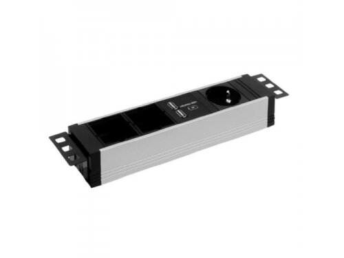 Modulinis kištukinių lizdų | jungčių blokas | montuojamas į skydą | 1xSchuko | 2xUSB-A | 2xPasirenkamos jungtys | 0,2m kabelis | GST18 | juodas/sidabrinis | Bachmann BA.936.003 Modulinis kištukinių lizdų | jungčių blokas | montuojamas į skydą | 1xSchuko | 2xUSB-A | 2xPasirenkamos jungtys | 0,2m kabelis | GST18 | juodas/sidabrinis | Bachmann BA.936.003