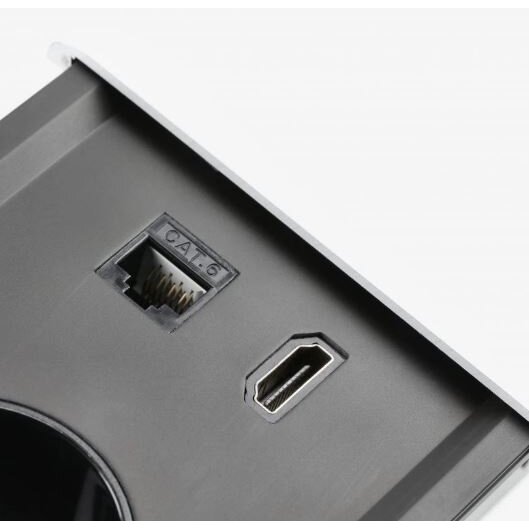 Kontaktligzdu bloks | iebūvējams mēbelēs | aizverams | 2xSchuko | 2xUSB-A+C | 1xHDMI | 1xRJ45 | 310x100x58mm | 1,5m kabelis | sudraba krāsā | GTV | AE-PB2SPRES-53 | 5902801349829 1 Kontaktligzdu bloks | iebūvējams mēbelēs | aizverams | 2xSchuko | 2xUSB-A+C | 1xHDMI | 1xRJ45 | 310x100x58mm | 1,5m kabelis | sudraba krāsā | GTV | AE-PB2SPRES-53 | 5902801349829 1