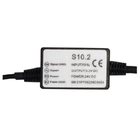 Rogowski coil integrator with DC output (economy class) | 3000 A | 50 mV/kA | 0–4 V DC | for AC current measurement | S10.2 Rogowski coil integrator with DC output (economy class) | 3000 A | 50 mV/kA | 0–4 V DC | for AC current measurement | S10.2