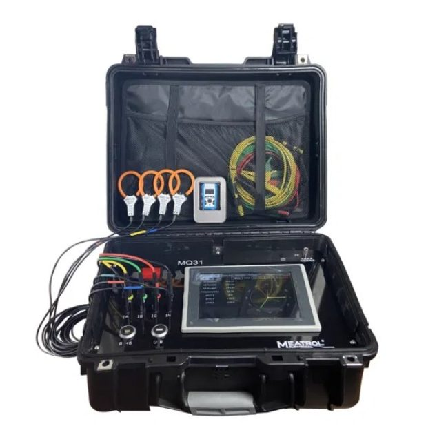 Portable power and power quality analyzer | 8" touchscreen | data and event logging | MODBUS RTU | MQ31 2 Portable power and power quality analyzer | 8" touchscreen | data and event logging | MODBUS RTU | MQ31 2